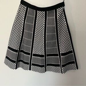 New with tags, Spense Black and White Checkered Skirt